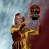 Nogometašica Ada Hegerberg na dodjeli Zlatne lopte u Parizu