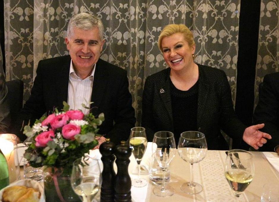 Dragan Čović i Kolinda Grabar Kitarović | Author: Zarko Basic (PIXSELL)
