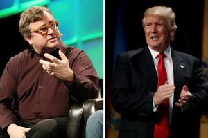 Donald Trump i Reid Hoffman