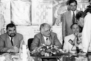 Tuđman, Mesić i Manolić